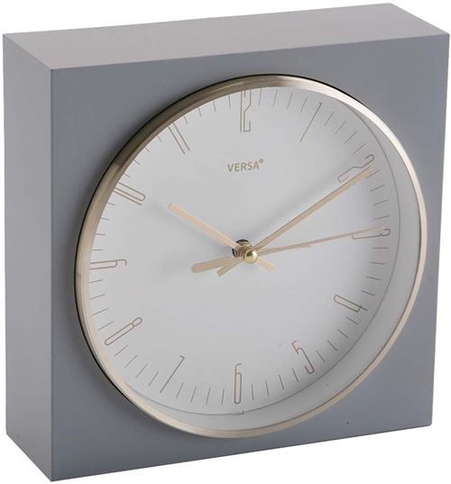 Versa - Pendule à poser Marina 16 cm Gris