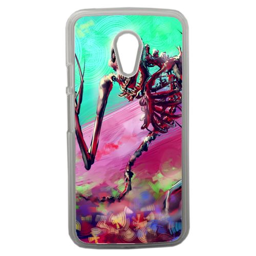 Coque Squellette Fun Compatible Motorola Moto G2 Transparent