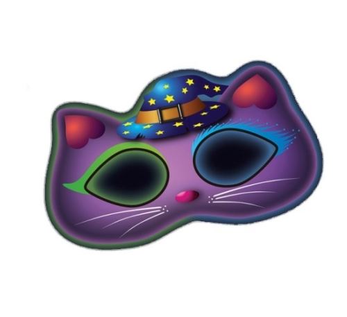 Amscan masque lueur dans le chat noir