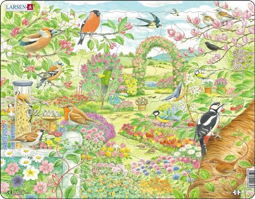 Larsen puzzle puzzle Maxi Tuinvogels60 pièces