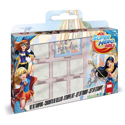 Multiprint jeu de couleurs DC Super Hero Girls 12 pièces