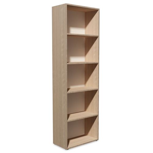 vidaXL Boekenplank 60x31x190 cm spaanplaat eiken
