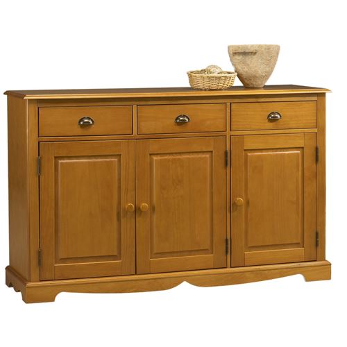 Buffet Bas Pin Miel de Style Anglais