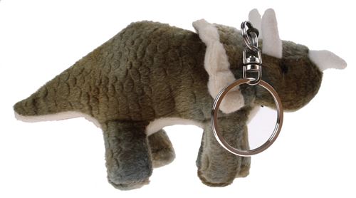 Kamparo porte-clés dinosaure 11 cm vert/blanc