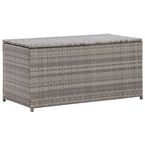 Salon de jardin vidaxl gris polyethylene