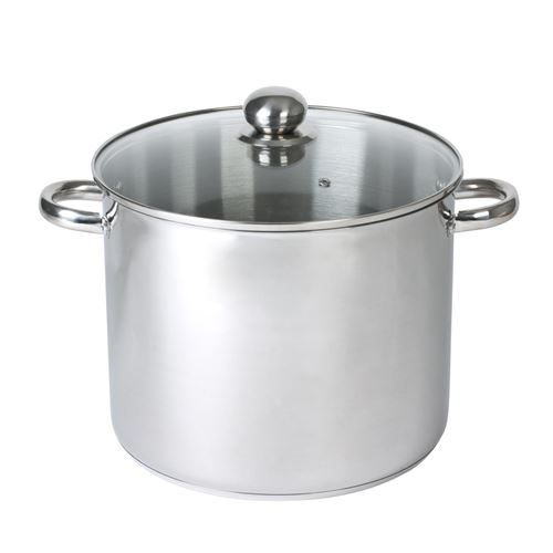 Traiteur 28 cm en inox avec couvercle en verre acier inoxydable (inox) 28.00 cm - Image 4