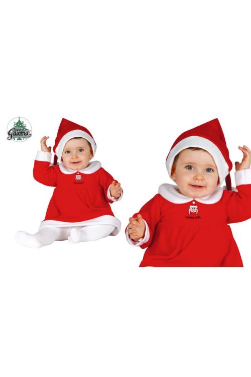 Costume mere noel bebe 12/24 mois