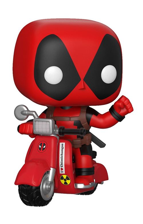 Funko Pop! Rides - Figurine Deadpool sur Scooter - Figurine de collection - Image 4