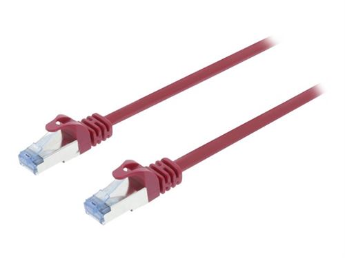 Valueline VLCP85320R50 Câble réseau Cat6a S / ftp Rj45 (8/8) Mâle - Rj45 (8/8) Mâle 5,00 M Rouge