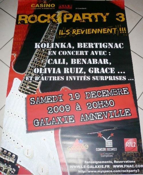 Rock Party 3 - 80x120 cm - AFFICHE / POSTER