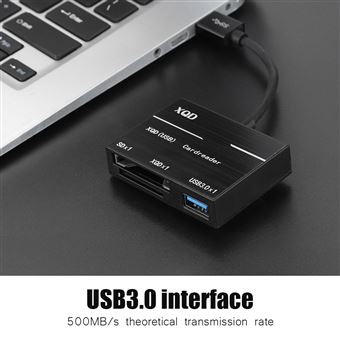 19€73 sur Lecteur de carte USB TF XQD haute vitesse Adaptateur de