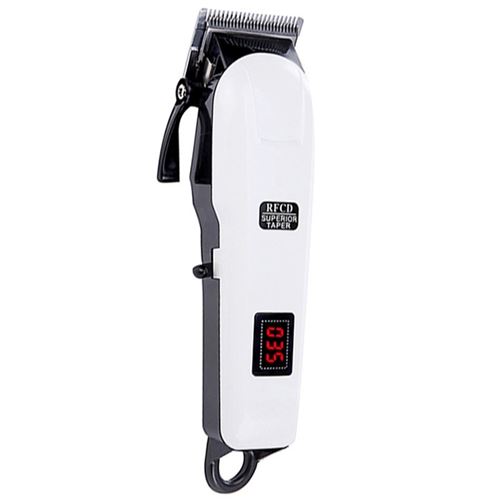 Tondeuse Électrique Tout Cheveux Rasoir Rechargeable Prise EU 4 Peignes Noir - YONIS