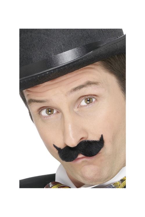Moustache edwardian noir