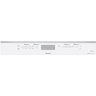 Sauter SPI9544W - Table de cuisson à induction - 3 plaques de cuisson - Niche - largeur : 56 cm - profondeur : 49 cm - blanc - avec garnitures en aluminium anodisé