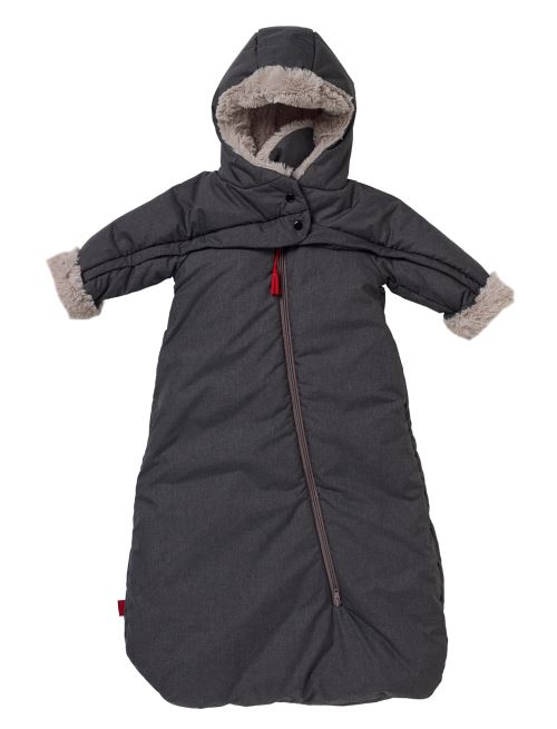 Combinaison Red Castle Troïka T-ZIP 0-6 mois - gris chiné
