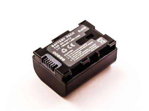 Battery similar JVC BN-VG114, Li-ion, 3,7V, 1200mAh, 4,4Wh, black