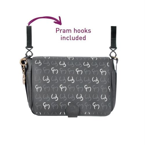 Sac à langer ClevaMama Ellie Messenger Asphalt