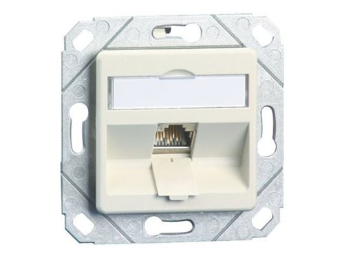 Btr module anschlussdose upk 1 port vide, blanc - upk-dose vide pour aufnahme de 1 einzelmodule e-dat module ou c6a bauform modu