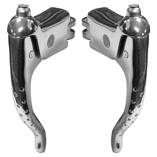 Levier de frein vélo aluminium 22mm perforé tirage haut ville route vintage
