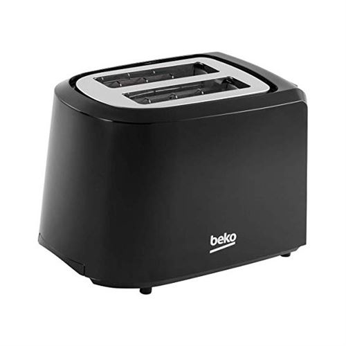 Beko TAM4201B - Broodrooster - elektrisch - 2 plak - 2 Slots - zwart