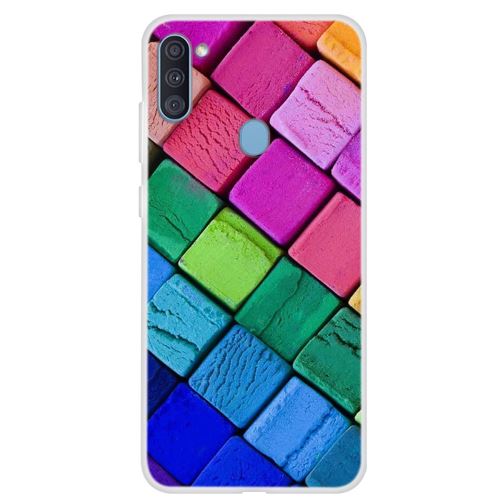 Coque en TPU impression de motifs plusieurs couleurs pour votre Samsung Galaxy A11