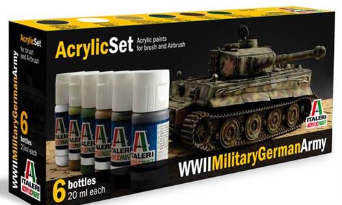 Set peintures chars allds 2.gm italeri