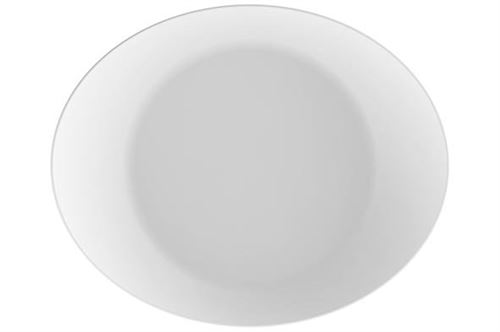 Bormioli White Moon - Assiettes à steak - 31x26cm - Opale - (Lot de 12)