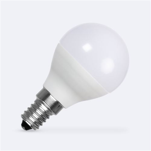 TechBrey Ampoule LED E14 5W 450 lm G45 12/24V No Flicker Blanc Chaud 3000K
