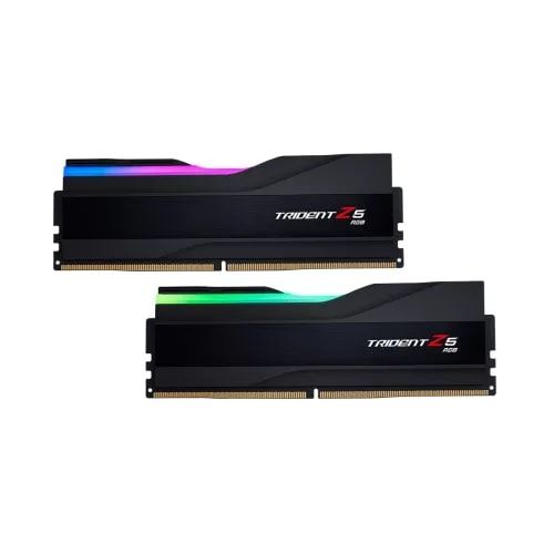 Mémoire Ram G.Skill Trident Z5 Rgb F5-6600J3440G16Gx2-Tz5Rk 32Go (2X16Go) Ddr5 6600Mhz Cl34 Dimm 288 Broches Noir