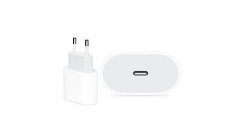 Chargeur Adaptateur Secteur Usb-C 20W Blanc Compatible Pour Iphone Se 2022 - Visiodirect -