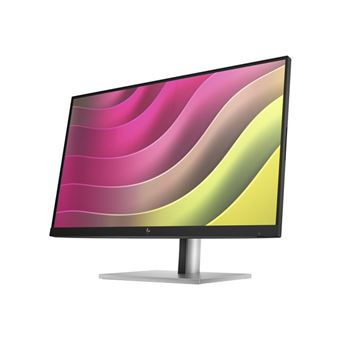 HP E24t G5 - E-Series - écran LED - 24" (23.8" visualisable) - écran tactile - 1920 x 1080 Full HD (1080p) @ 75 Hz - IPS - 300 cd/m² - 1000:1 - 5 ms - HDMI, DisplayPort - noir, noir et argent (support) - avec 5 ans de support matériel HP sur site le j