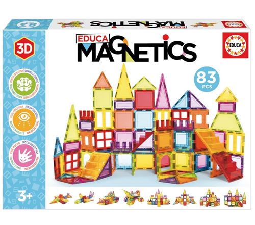 Educa Magnetics Jeu de construction magnétique 20025 83 pièces - Image 3