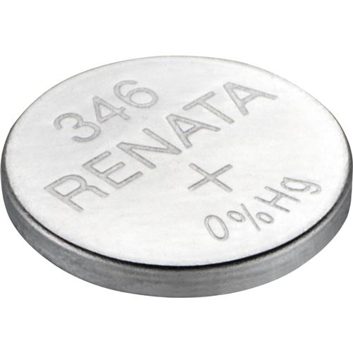 RENATA Pile bouton Silver Oxyde 346 / SR712 SW 0% mercure