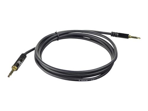 ACT - Câble audio - mini jack stéréo mâle pour mini jack stéréo mâle - 3 m - blindé - noir