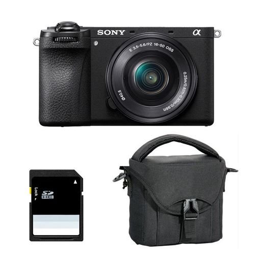 Sony appareil photo hybride alpha 6700 noir + 16-50 + sac + sd 8 go