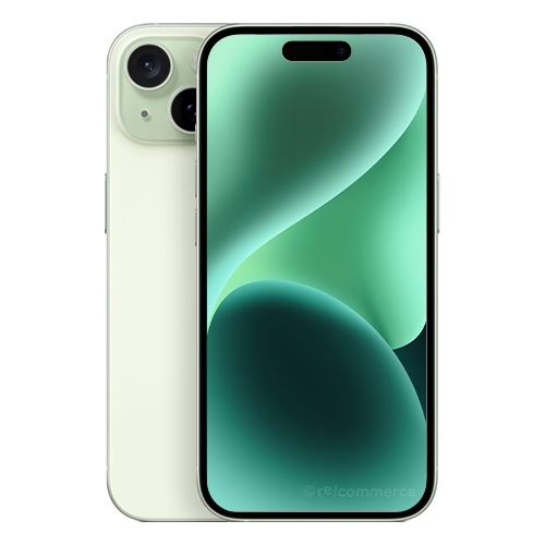 Apple iPhone 15 6,1'' 128 Go vert Reconditionnné avec Batterie neuve État correct - N/A reconditionné disponible sur Fnac