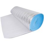 Bande isolation aluminsé Mousse de polyéthylène isolante 120x28 cm Taille - 5 m2 - 15 Panneaux