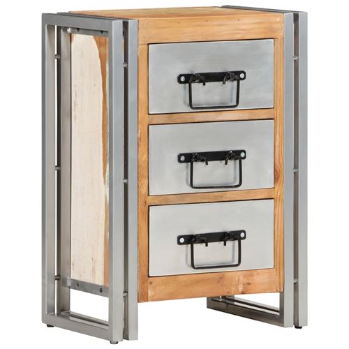 VidaXL Armoire à tiroirs 40 x 30 x 60 cm Bois de récupération massif