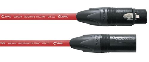 Cordial Rouge Câble Micro Xlr 10 M - Image 3