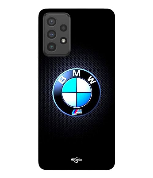 Coque Pour Samsung Galaxy A72 Bmw Logo M lumineux carbone Maniacase