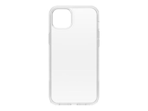 OtterBox Symmetry Series - Coque de protection pour téléphone portable - antimicrobien - compatibilité avec MagSafe - polycarbonate, caoutchouc synthétique - clair - pour Apple iPhone 14 Plus