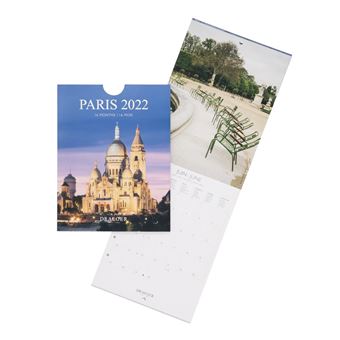 Petit Calendrier Mural Paris - 2022 - Draeger Paris