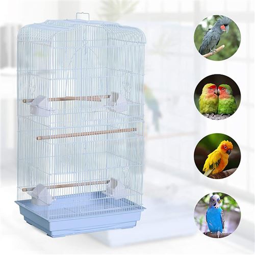 Meilleurs prix pour Cage Oiseaux et Volière en métal OOBEST® intérieure-extérieure Blanc