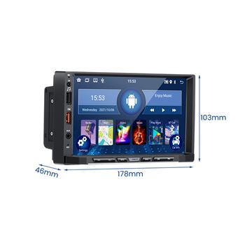 116€49 sur Autoradio Gearelec Android 7 pouces avec CarPlay Bluetooth WiFi  GPS AUX RDS FM - Accessoires Autoradio - Achat & prix