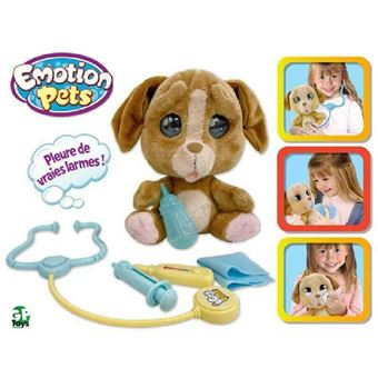Set vétérinaire Emotion Pets avec Peluche interactive Chiot Cry Pets 22 cm