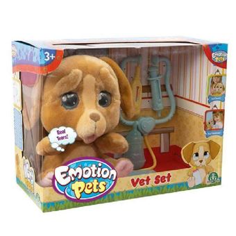 Set vétérinaire Emotion Pets avec Peluche interactive Chiot Cry Pets 22 cm