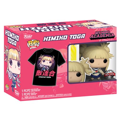 Figurine Funko Pop! Avec T-shirt - My Hero Academia - Himiko Unmasked - Taille S