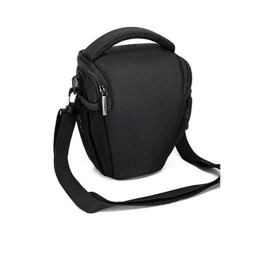 Sac bandoulière imperméable pour appareil photo reflex Cwatcun, modèle CN, couleur noire, taille petite, dimensions 21×13,5×19 cm