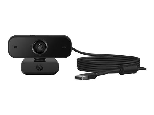 HP 435 - Webcam - Panoramique / Inclinaison - Couleur - 2 Mp - 1920 X 1080 - Audio - Câblé - Usb 2.0