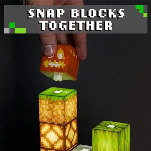 Astuce Déco - Un joli design de LAMPE dans Minecraft (qui éclaire) ! 